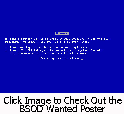 BSOD Wanted Poster