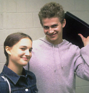 Amidala and Anakin in full regalia.