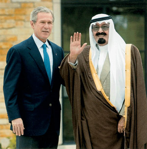 Bush and Saudi Prince