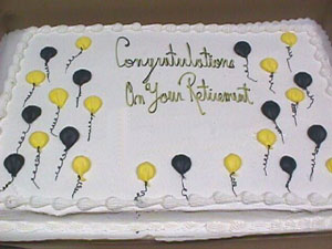 Retirement cake