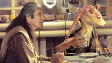 Dinner with Jar-Jar